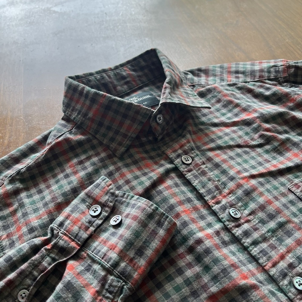 Rodd & Gunn L Dress Shirt Sports Fit Gray Check Multicolor Cotton LP6102